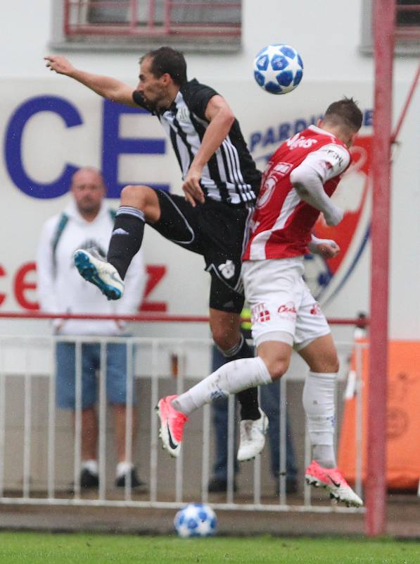 Fotbalová FORTUNA:NÁRODNÍ LIGA: FK Pardubice - SK Dynamo České Budějovice.