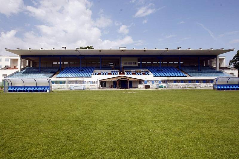 Fotbalový stadion v Pardubicích