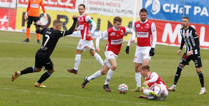 Fotbalová FORTUNA:LIGA: FK Pardubice - SK Dynamo České Budějovice.