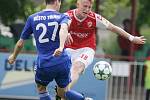 Utkání Fortuna národní ligy Pardubice - Třinec (2:0).