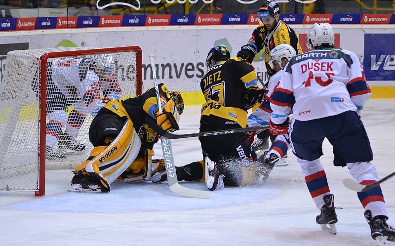 Hokejová extraliga Litvínov - Pardubice.