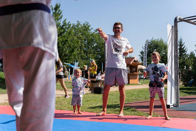 Sportovní park Pardubice navštívily desetitisíce návštěvníků, kteří si vyzkoušeli desítky sportů.