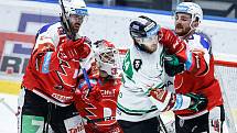 Čtvrtfinále play off hokejové extraligy: HC Dynamo Pardubice - BK Mladá Boleslav.