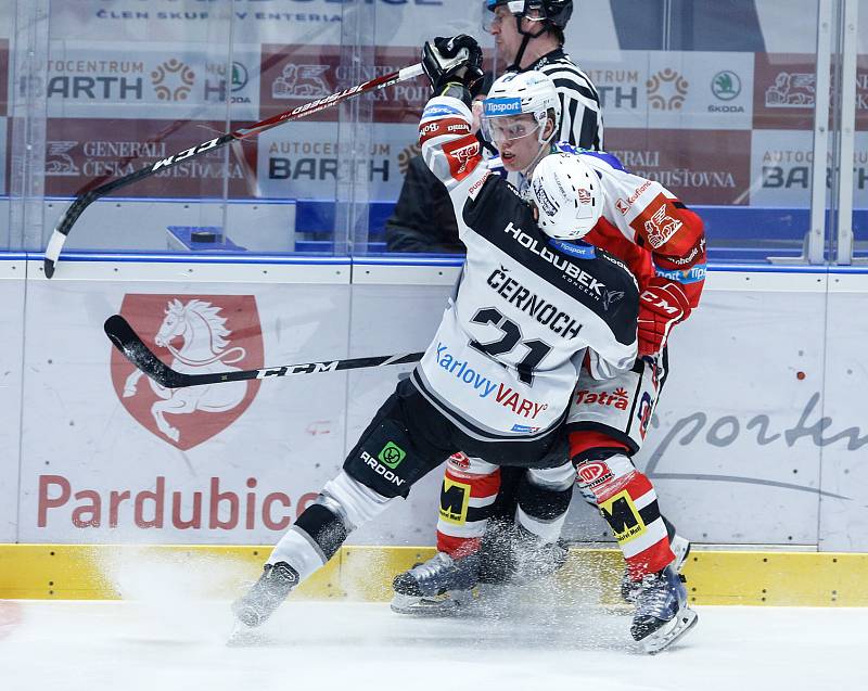 Generali play off Tipsport extraligy - osmifinále: HC Dynamo Pardubice - HC Energie Karlovy Vary.