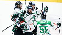 Čtvrtfinále play off hokejové extraligy: HC Dynamo Pardubice - BK Mladá Boleslav.