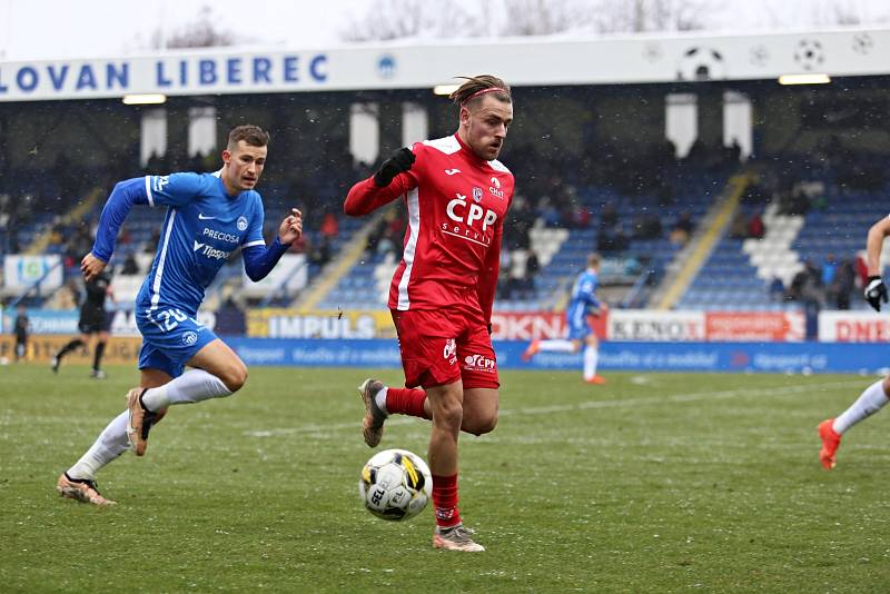 Pardubičtí fotbalisté zahájili jaro v Liberci.