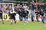 Fotbalová FORTUNA:NÁRODNÍ LIGA: FK Pardubice - FK Slavoj Vyšehrad.