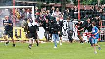 Fotbalová FORTUNA:NÁRODNÍ LIGA: FK Pardubice - FK Slavoj Vyšehrad.