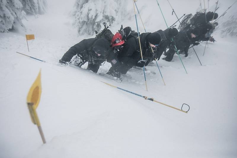 Cvičení Záchrana 2018 - pátrání na Králickém sněžníku.