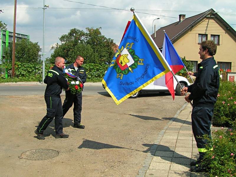 Uctění památky obětí náletu ze dne 24. srpna 1944 ve Svítkově. 