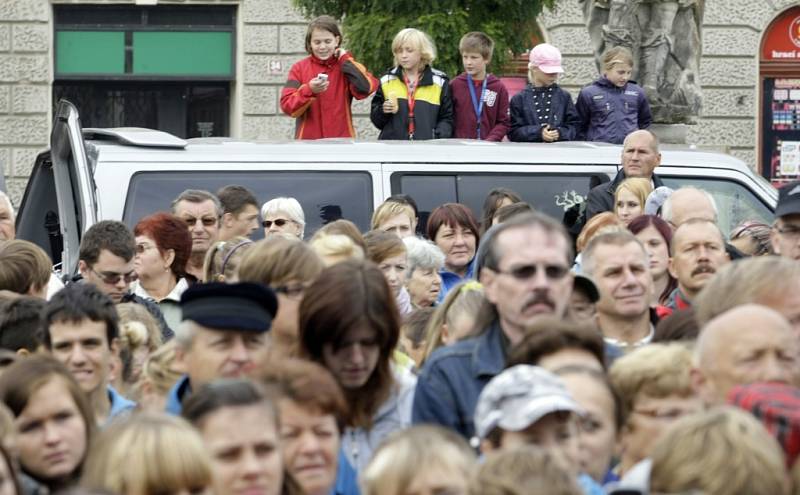 Třetí den prezidentské návštěvy. Miloš Zeman zavítal do Moravské Třebové. 