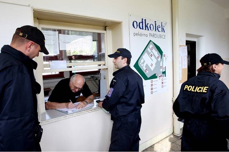 Ze zátahu východočeské cizinecké policie ve čtvrtek ráno.