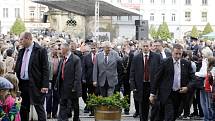 Třetí den prezidentské návštěvy. Miloš Zeman zavítal do Moravské Třebové. 
