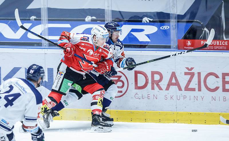 Hokejová extraliga: HC Dynamo Pardubice - HC Vítkovice Ridera.