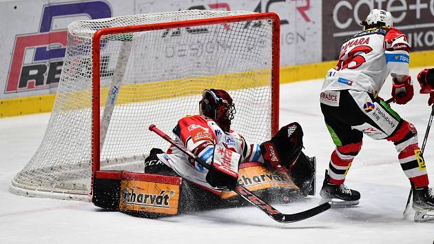 Pardubičtí hokejisté vynulovali Olomouc. Dominik Frodl čaroval.