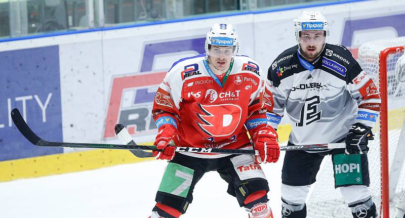 Generali play off Tipsport extraligy - osmifinále: HC Dynamo Pardubice - HC Energie Karlovy Vary.