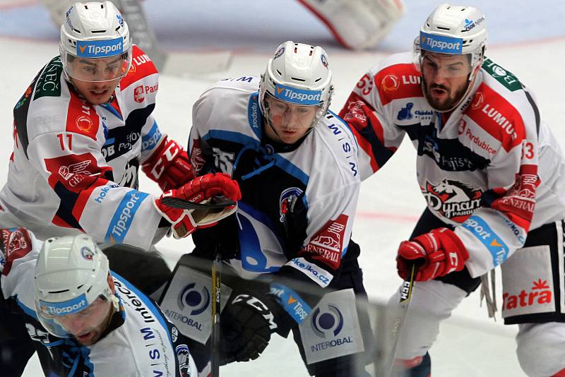 hokej extraliga HC Škoda Plzeň (modrobílé dresy) x HC Dynamo Pardubice