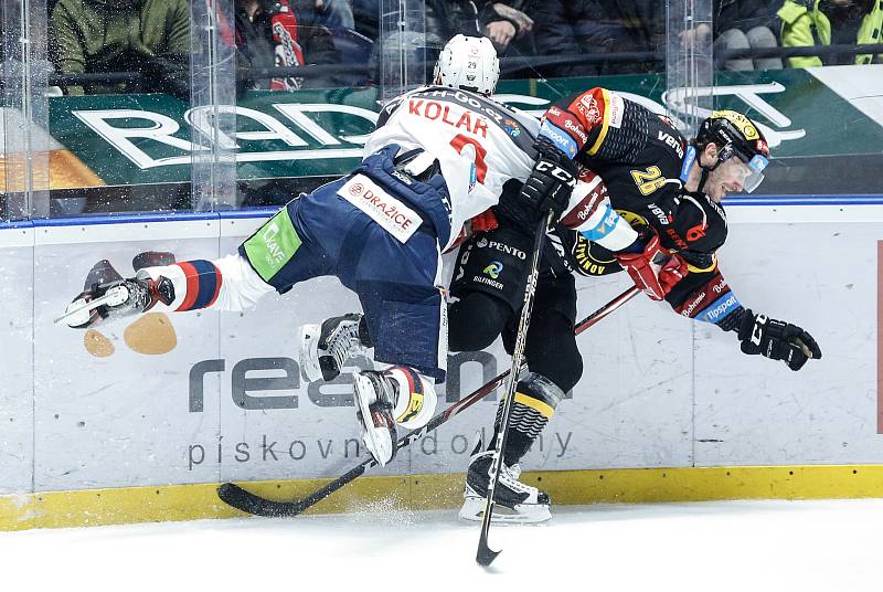 Hokejová extraliga: HC Dynamo Pardubice- HC Verva Litvínov.