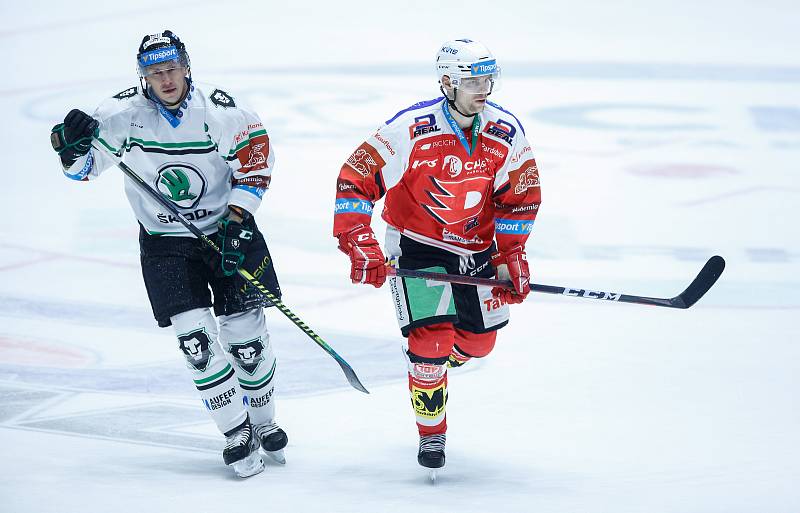 Hokejová extraliga: HC Dynamo Pardubice - BK Mladá Boleslav.