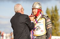 Vítězem 75.Zlaté přilby města Pardubic se Svítkovské plochodrážním stadioně stal finský jezdec Timo Lahti.
