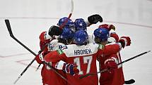 Čeští hokejisté suverénně zvládli čtvrtfinálové utkání proti Finsku.