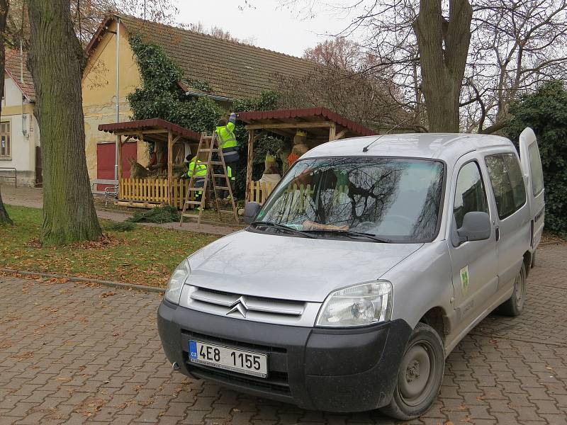 Zahájení adventu v obci Dolní Roveň.