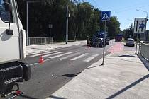 Dopravní nehoda v Lázních Bohdanči.