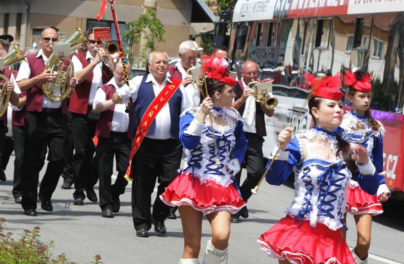 Oslavy 135 let od založní bohdanečských dobrovolných hasičů.