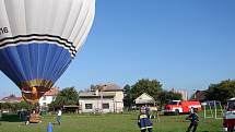 Dětský den s horkovzdušným balonem v Dolní Rovni