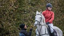 Hubertova jízda 2016 na pardubickém dostihovém závodišti.