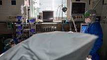 Zdravotnický personál se stará o COVID pacienty na ARO v Nemocnici Ryhnov nad Kněžnou. Již v několikáté vlně a stále pozitivní personál a lidský přístup jako by se starali o své příbuzné..