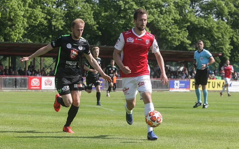 Fotbalová FORTUNA:NÁRODNÍ LIGA: FK Pardubice - FC Hradec Králové.