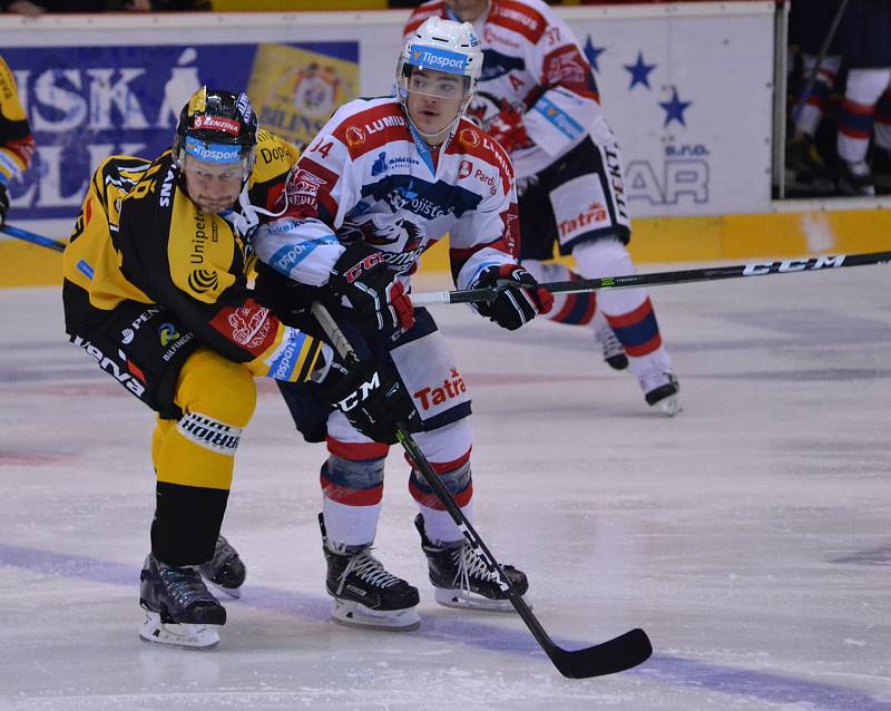 Hokejová extraliga Litvínov - Pardubice.