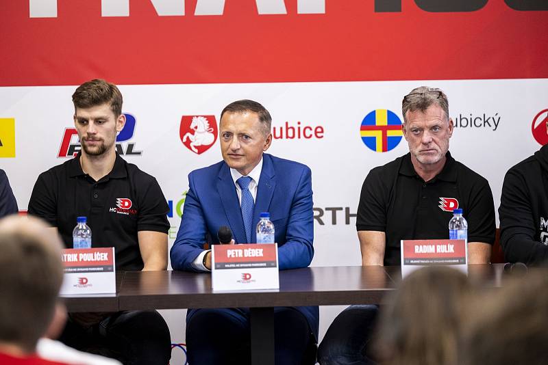 Tisková konference Dynama Pardubice před startem sezony.