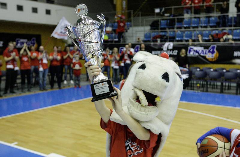 Finále Českého poháru v basketbalu mužů: BK JIP Pardubice - ČEZ Basketball Nymburk.