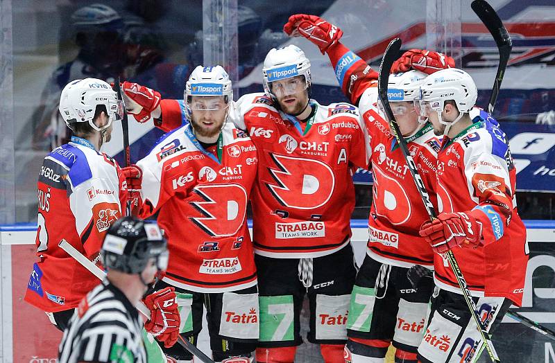 Čtvrtfinále play off hokejové extraligy: HC Dynamo Pardubice - BK Mladá Boleslav.