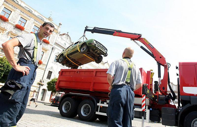 Den požární prevence na Pernštýnském náměstí v Pardubicích