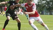 Fotbalová FORTUNA:NÁRODNÍ LIGA: FK Pardubice - FC Hradec Králové.