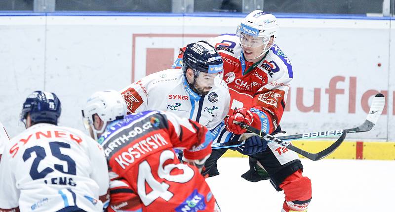 Hokejová extraliga: HC Dynamo Pardubice - Bílí Tygři Liberec.