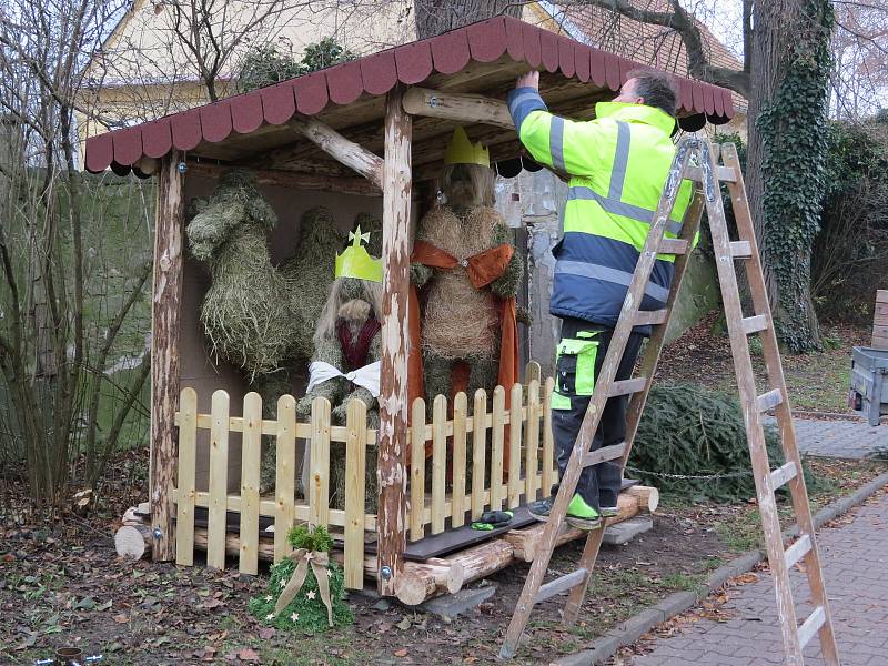 Zahájení adventu v obci Dolní Roveň.