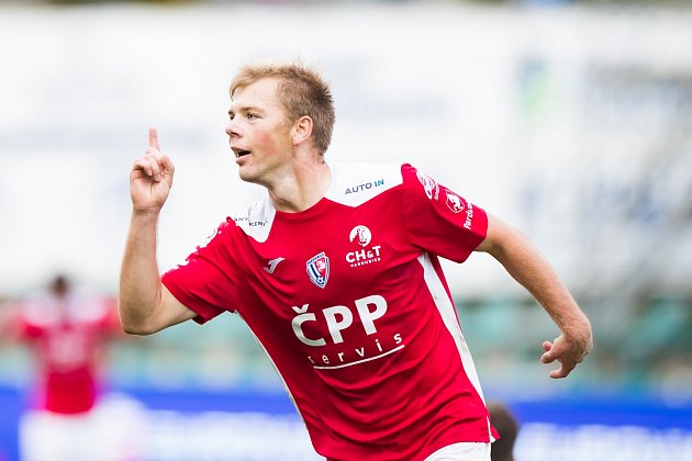 Michal Hlavatý byl jediným úspěšným střelcem na podzim a rozhodl o těsném vítězství 1:0.