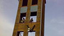Výcvik na hasičské věži