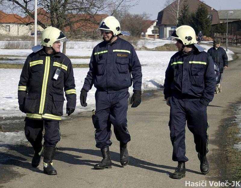 Zajištění masopustu v obci také měli na starost hasiči