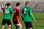 15. kolo FORTUNA divize A: SK Petřín Plzeň (na snímku fotbalisté v červených dresech) - FK VIAGEM Příbram B 3:1.