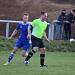 I. B třída, skupina B (15. kolo): SK Bolešiny (na snímku fotbalisté v modrých dresech) - TJ Sokol Štěnovice (zelení) 4:0.