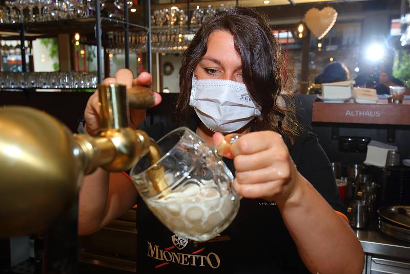 Plzeň - restaurace Martinská Osteria