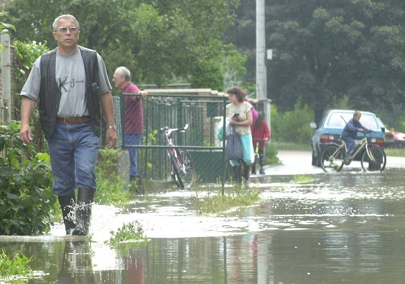 Povodně 2002 v Plzni.