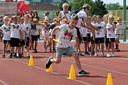 Největší plzeňská akce pro předškolní děti - Sportovní hry mateřských škol - byly ve čtvrtek zakončeny velkým finále na atletickém stadionu ve Skvrňanech.