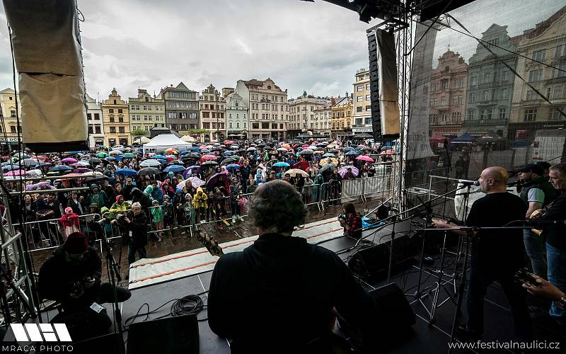 Festival na ulici v Plzni nabídl v roce 2021 návštěvníkům oproti loňsku dvě scény navíc.