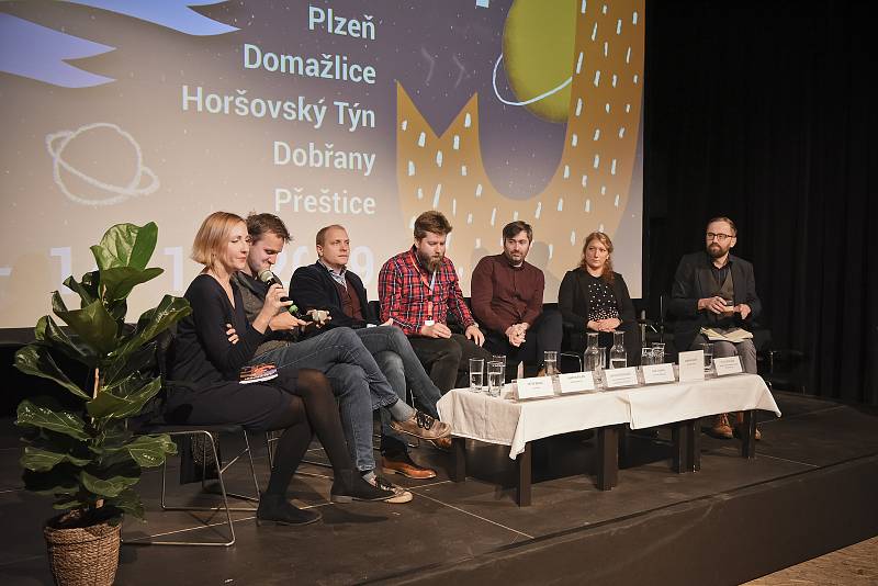 Juniorfest v roce 2019. Zlatou rafičku tehdy převzali Zdeněk Svěrák a Ondřej Vetchý.